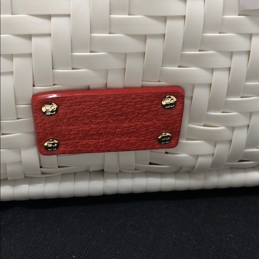 NWT Kate Spade Alison White Orange Handbag - Picture 2 of 10